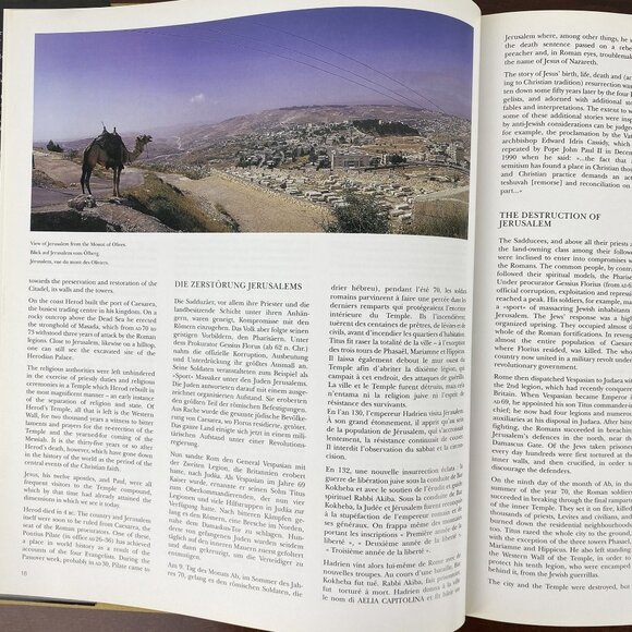 Jerusalem: In 3000 Years By Nachum Tim Gidal Rare Collectable  Hardcover Book - Picture 3 of 5